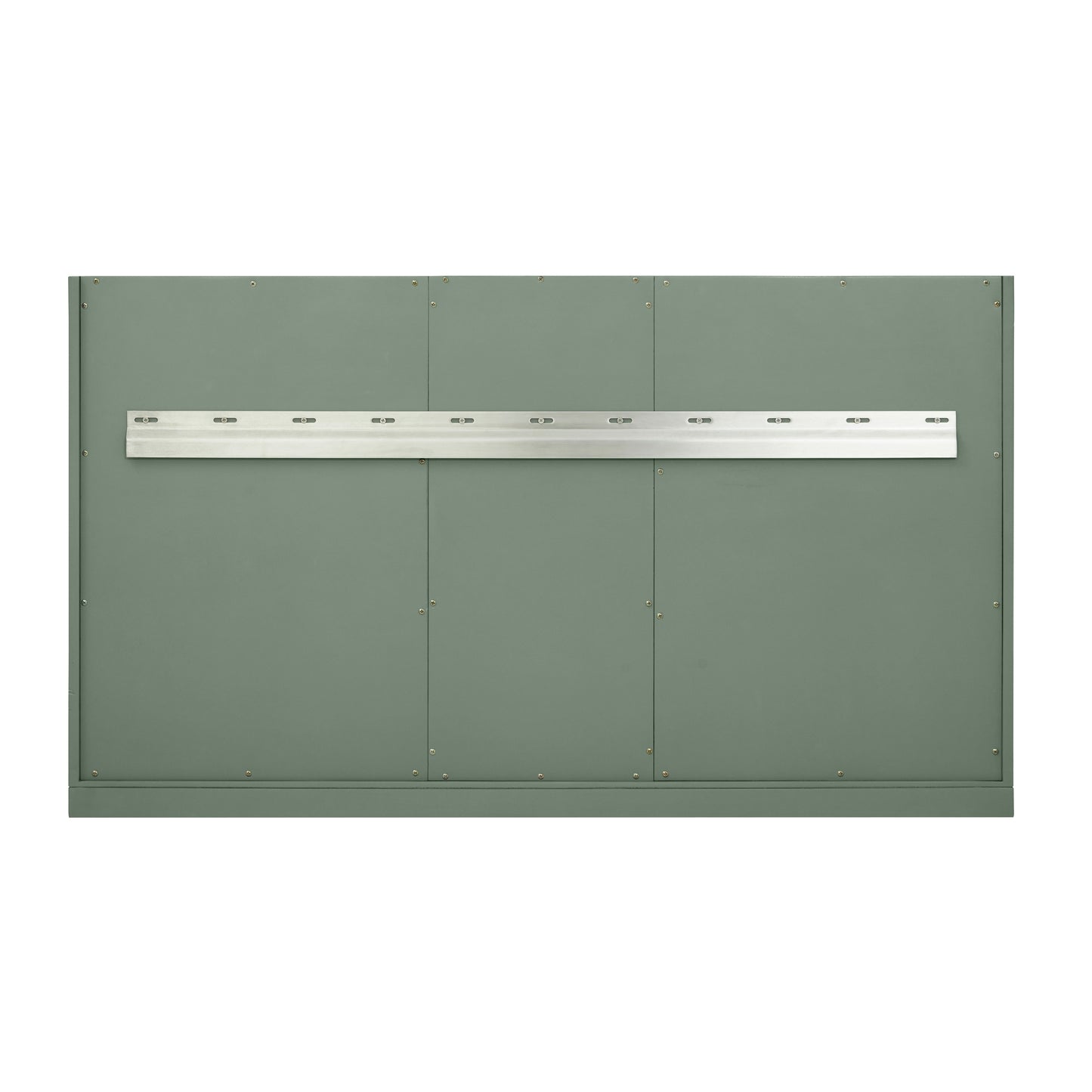Renovate for Less Atlanta Chicago 48" Single Vanity, Smokey Celadon, w/ Single Hole 3CM White Zeus Silestone® Top & Backsplash