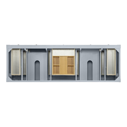 Renovate for Less Atlanta Breckenridge 72" Double Vanity, Serenity Blue