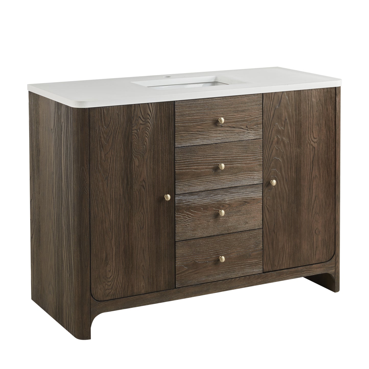 Renovate for Less Atlanta Gracyn 48" Single Vanity, Sable