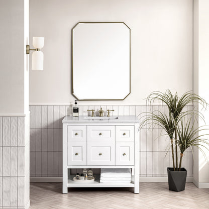 Renovate for Less Atlanta Breckenridge 36" Single Vanity Cabinet, Bright White