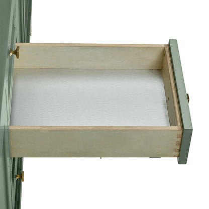 Chicago 72" Double Vanity, Smokey Celadon, w/ 3 CM Eternal Jasmine Pearl Silestone® Top