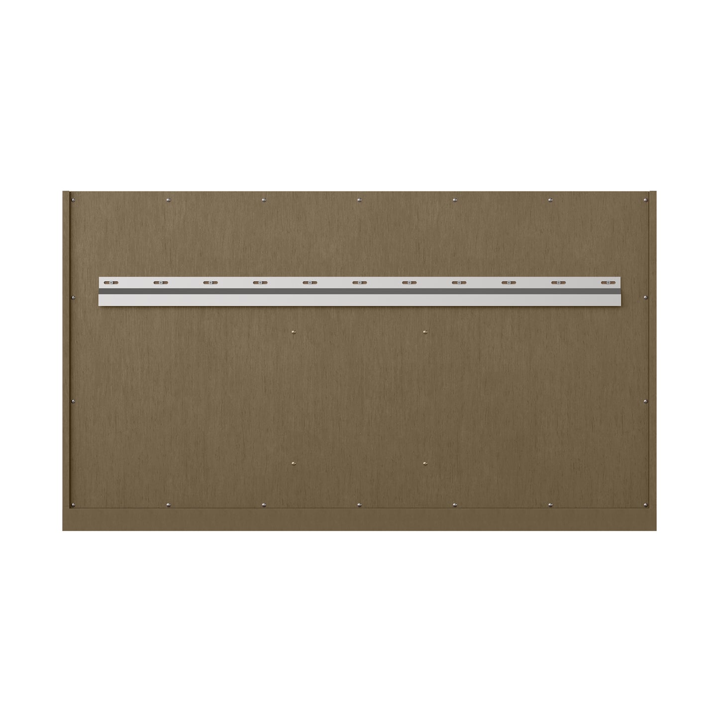 Renovate for Less Atlanta Chicago 48" Single Vanity, Walnut Whisper, w/ 3 CM Victorian Silver Silestone® Top