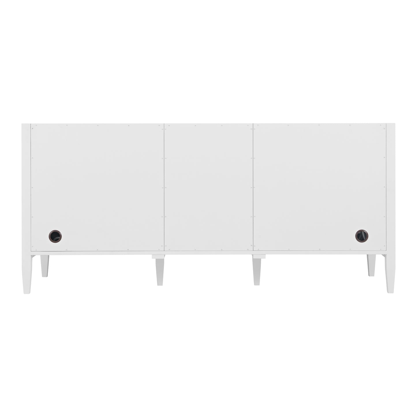 Renovate for Less Atlanta Myrrin 72" Double Vanity, Bright White w/ 3 CM Parisien Bleu Silestone Top