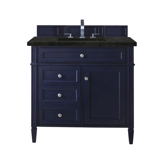 Brittany 36" Single Vanity, Victory Blue, w/ 3 CM Phantome Eclos Top