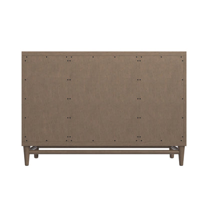 Portland 48" Single Vanity Whitewashed Walnut w/ 3 CM Charcoal Soapstone Silestone Top
