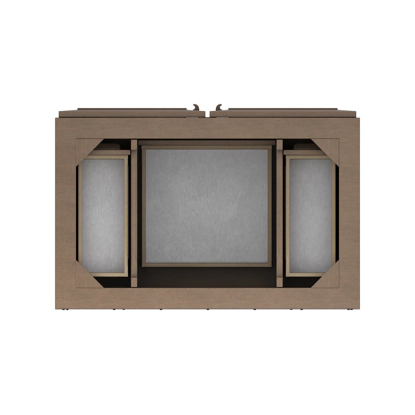 Portland 36" Single Vanity Cabinet, Whitewashed Walnut