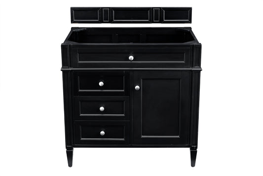 Brittany 36" Black Onyx Single Vanity James Martin Vanities