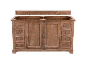 Providence 60" Double Vanity Cabinet, Driftwood James Martin Vanities