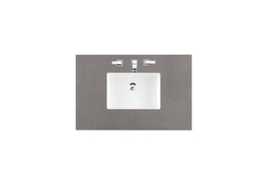 Bathroom Vanities Outlet Atlanta Renovate for LessCastilian 36" Single Vanity Cabinet, Aged Cognac, w/ 3 CM Grey Expo Quartz Top