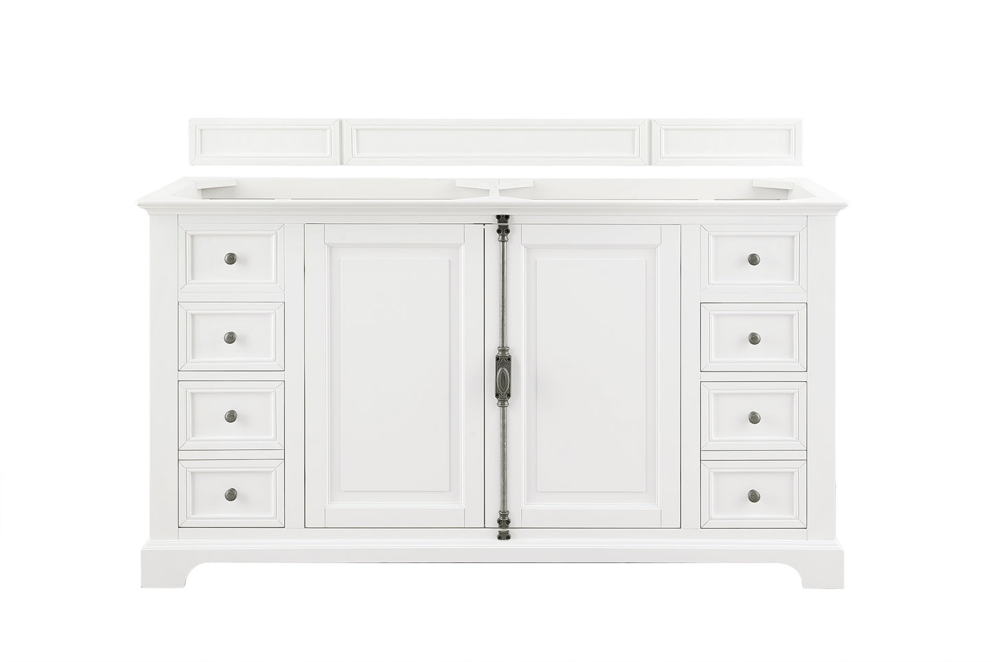 Providence 60" Single Vanity Cabinet, Bright White James Martin