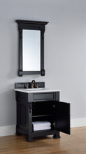 Load image into Gallery viewer, Bathroom Vanities Outlet Atlanta Renovate for LessBrookfield 26&quot; Single Vanity, Antique Black w/ 3 CM White Zeus Quartz Top