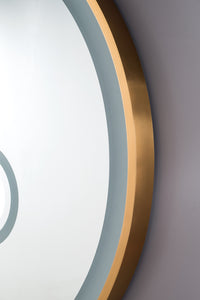 Radiance 36" Mirror, Brushed Gold James Martin Vanities