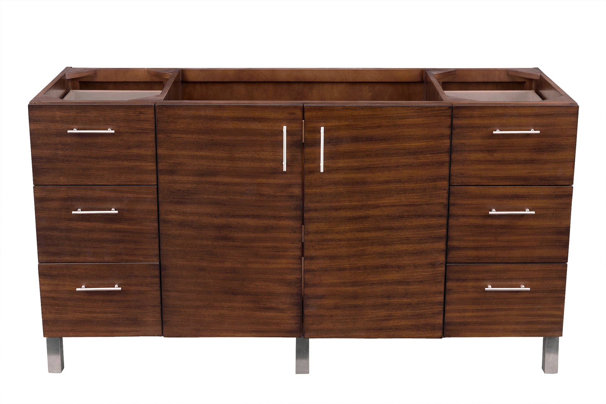 Metropolitan 60" Single Vanity, American Walnut James Martin Vanities