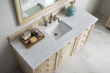 Load image into Gallery viewer, Bristol 60&quot; Single Vanity, Vintage Vanilla, w/ 3 CM Arctic Fall Solid Surface Top James Martin Vanities