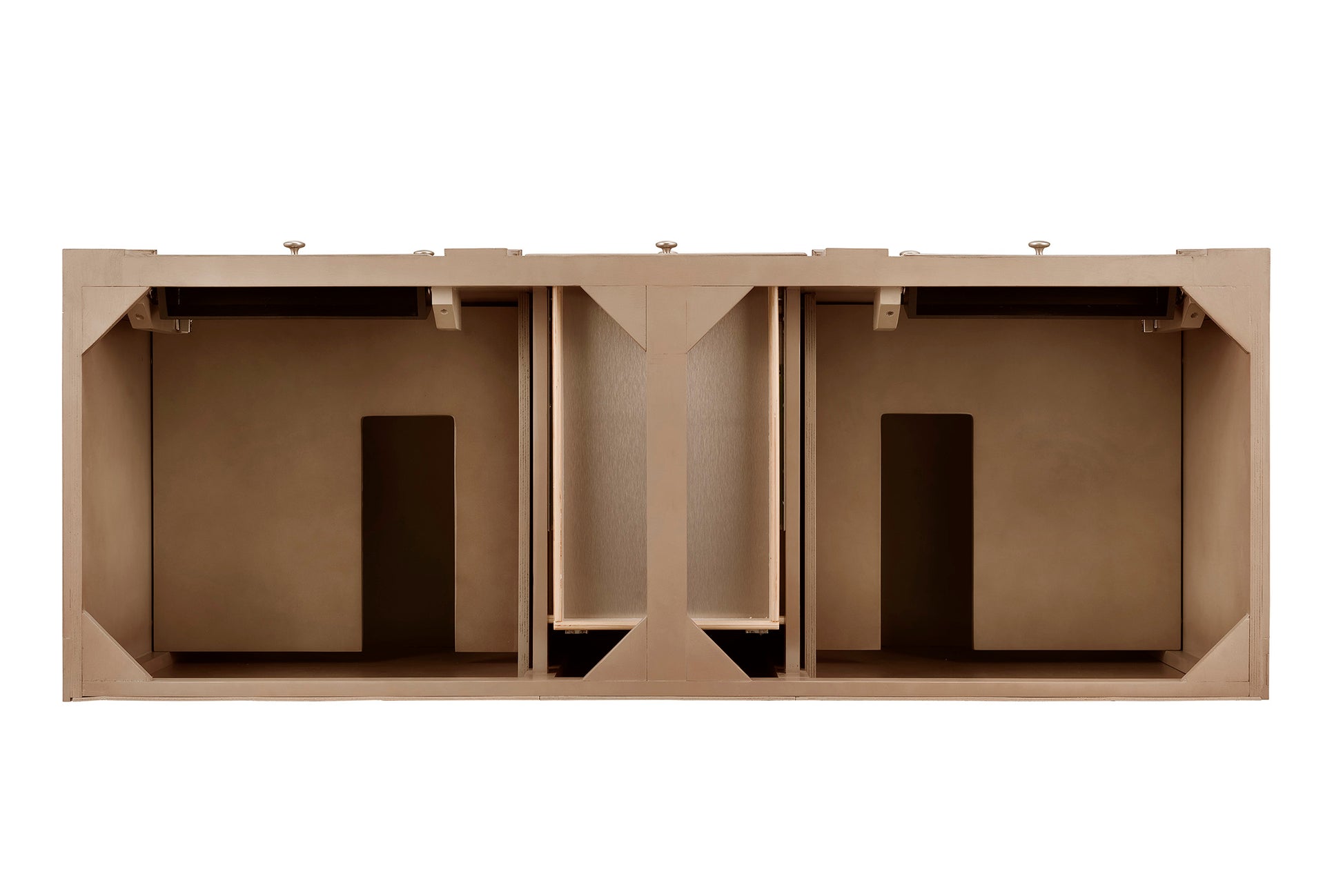 Bathroom Vanities Outlet Atlanta Renovate for LessBristol 60" Double Vanity Whitewashed Walnut