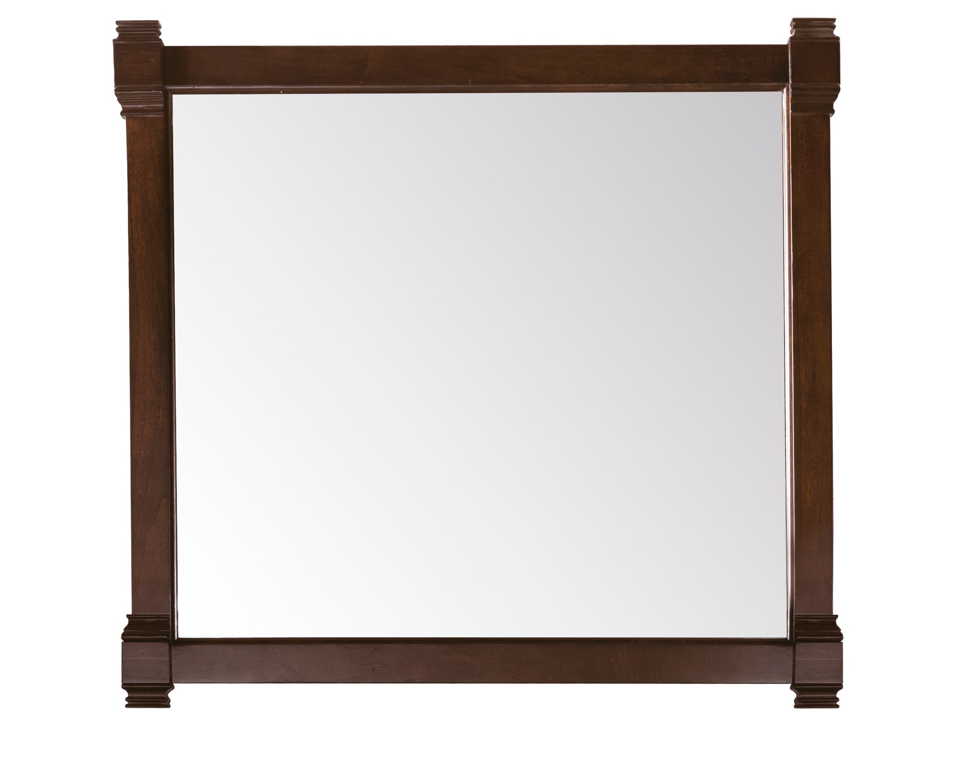 Brittany 43" Mirror, Burnished Mahogany James Martin