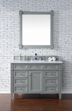 Load image into Gallery viewer, Brittany 48&quot; Urban Gray Single Vanity w/ 3 CM White Zeus Quartz Top James Martin Vanities