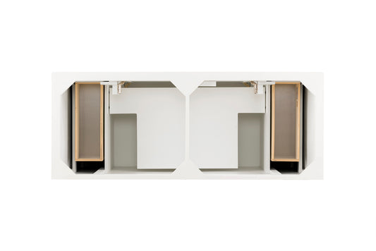 Providence 60" Double Vanity Cabinet, Bright White James Martin