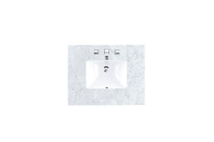 Bathroom Vanities Outlet Atlanta Renovate for Less30" Single 3 CM Top, Carrara White w/ Sink