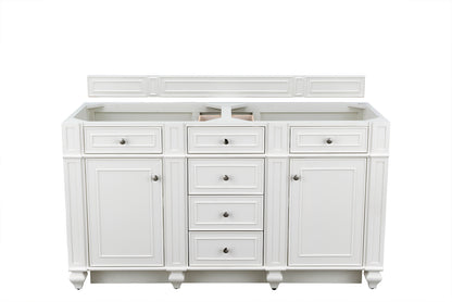 Bristol 60" Double Vanity, Bright White James Martin Vanities