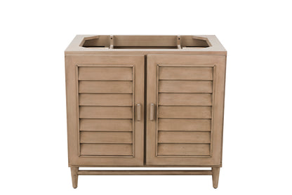 Portland 36" Single Vanity Whitewashed Walnut James Martin Vanities