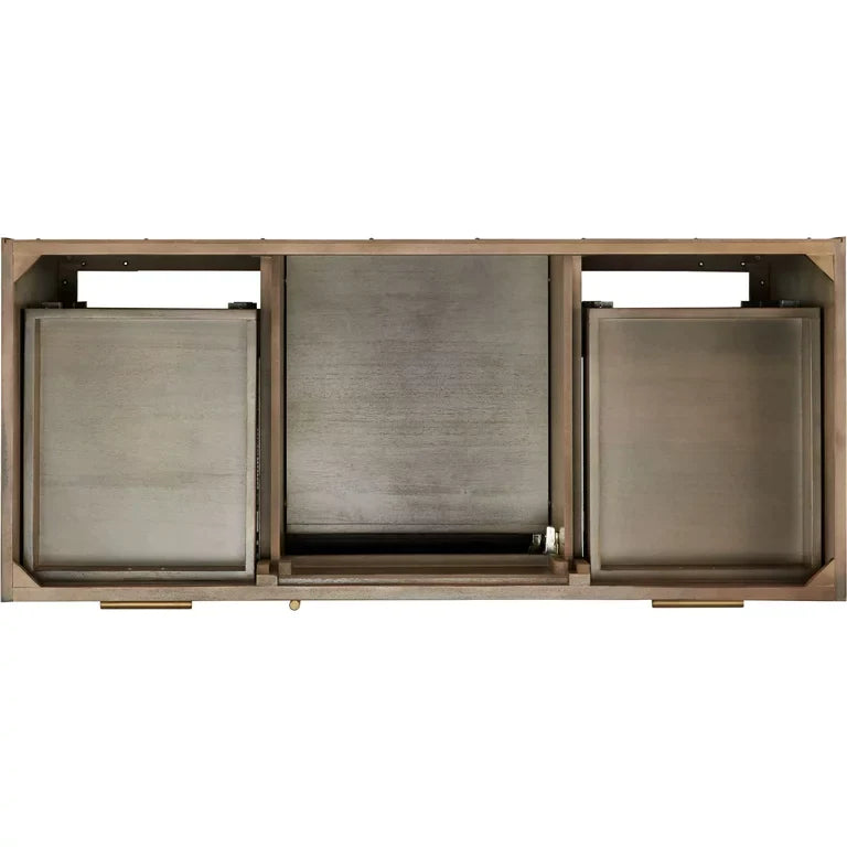 Frey 48" Vanity Base in Grey Wash -All Wood- Signature Hardware