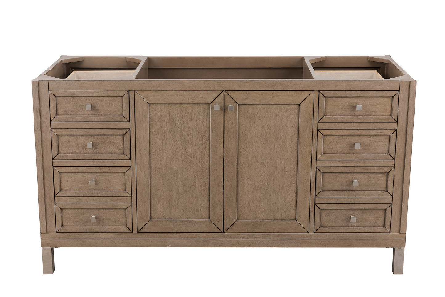 Chicago 60" Single Vanity Whitewashed Walnut James Martin Vanities