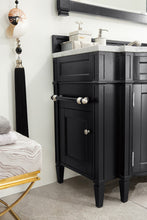 Load image into Gallery viewer, Bathroom Vanities Outlet Atlanta Renovate for LessBrittany 46&quot; Single Vanity, Black Onyx w/ 3 CM White Zeus Quartz Top