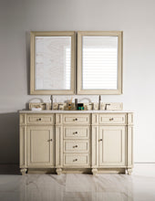 Load image into Gallery viewer, Bristol 60&quot; Double Vanity, Vintage Vanilla, w/ 3 CM White Zeus Quartz Top James Martin Vanities