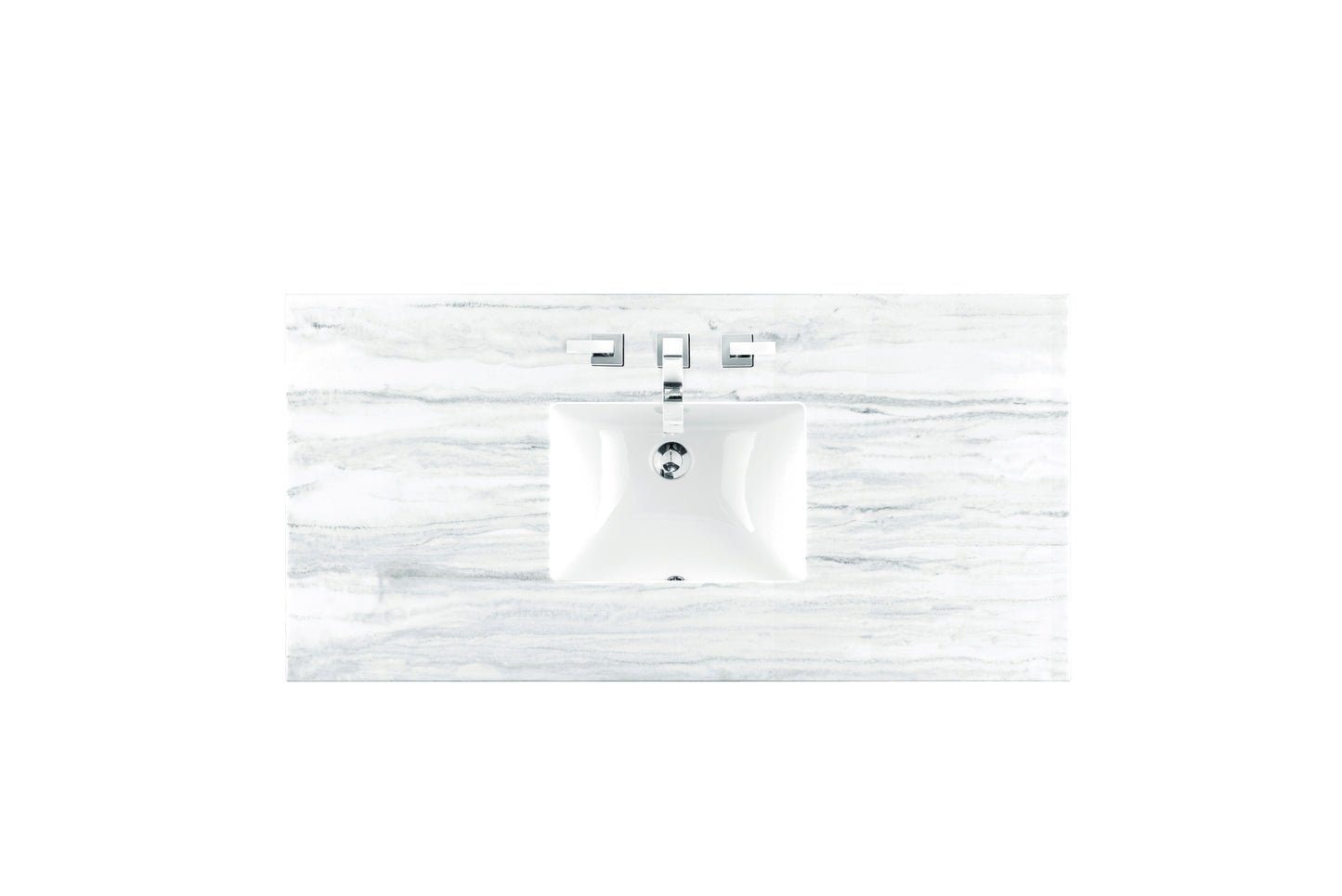 Bathroom Vanities Outlet Atlanta Renovate for Less48" Single Top, 3 CM Arctic Fall Solid Surface w/ Sink