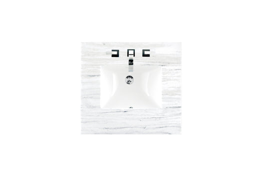 Bathroom Vanities Outlet Atlanta Renovate for Less26" Single Top, 3 CM Arctic Fall Solid Surface w/ Sink