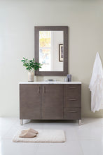 Load image into Gallery viewer, Metropolitan 48&quot; Silver Oak Single Vanity w/ 3 CM Arctic Fall Solid Surface Top James Martin Vanities