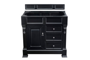 Brookfield 36" Antique Black Single Vanity James Martin Vanities