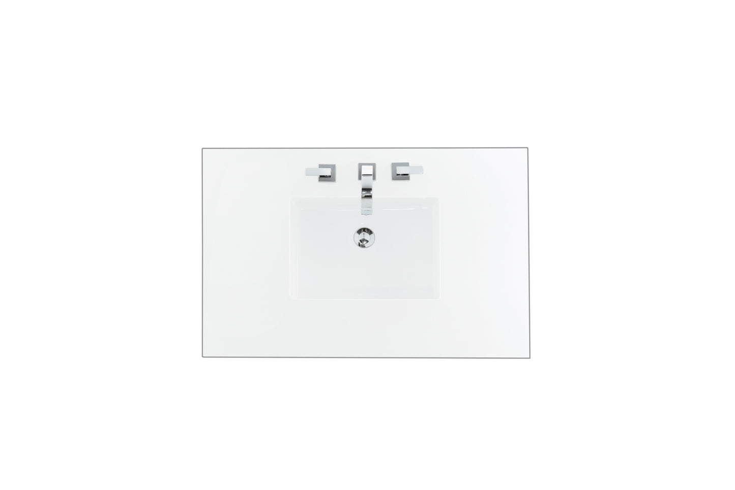 Bathroom Vanities Outlet Atlanta Renovate for Less36" Single Top, 3 CM White Zeus Quartz w/ Sink