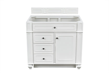 Bristol 36" Single Vanity, Bright White James Martin Vanities