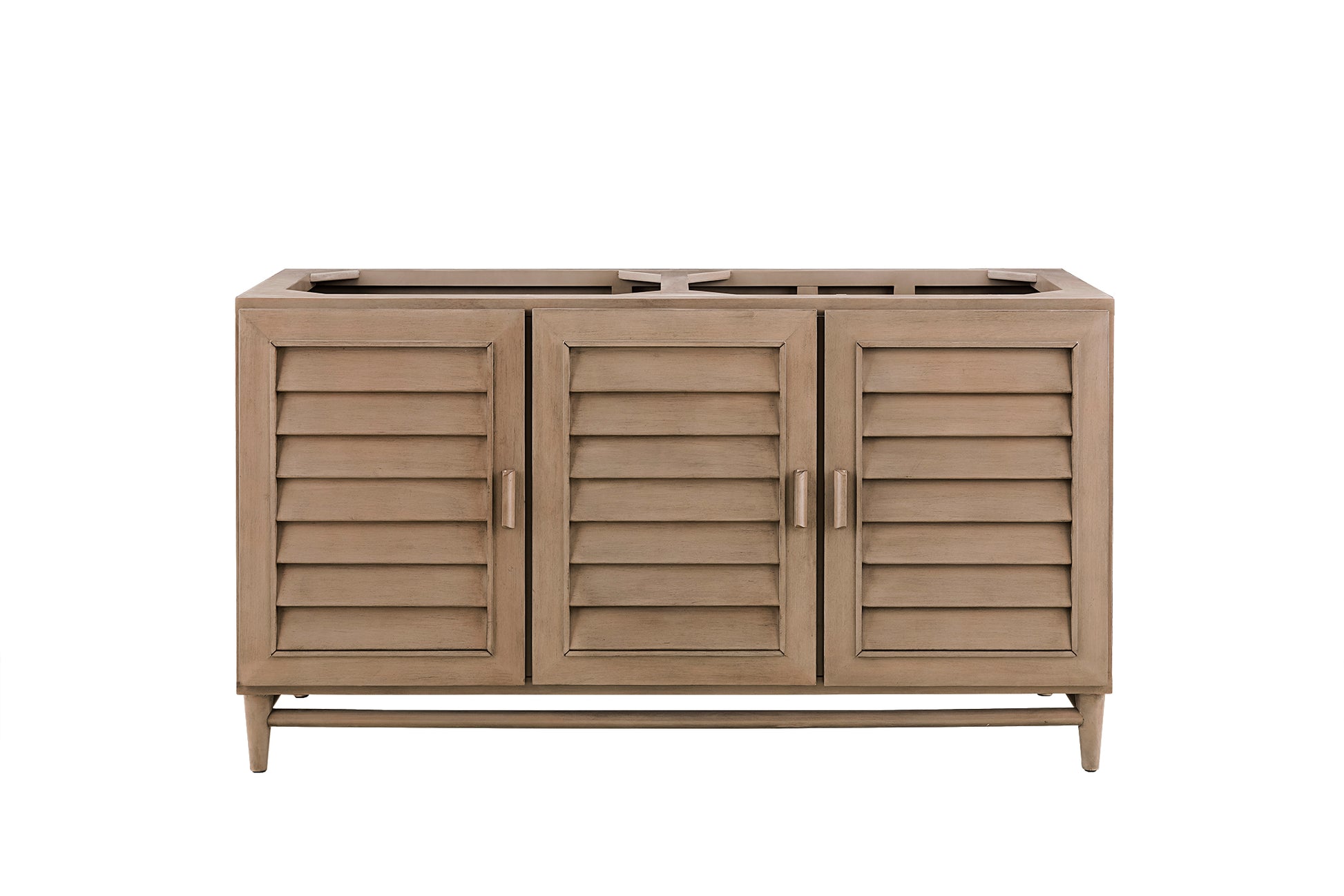 Portland 60" Double Vanity Whitewashed Walnut James Martin Vanities