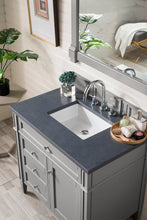 Load image into Gallery viewer, Brittany 36&quot; Urban Gray Single Vanity w/ 3 CM Charcoal Soapstone Quartz Top James Martin Vanities