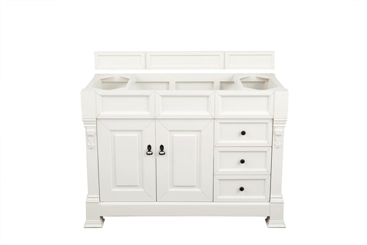 Brookfield 48" Bright White Single Vanity James Martin Vanities