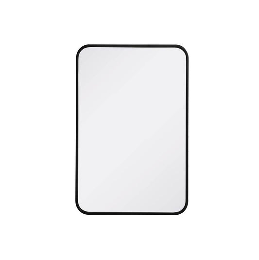 Elegant lighting 20 x 30 in. Black Mirror - MR802030BK Elegant Furniture & Lighting