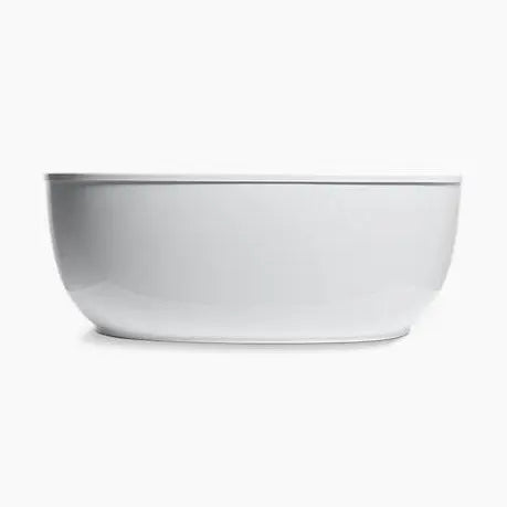 Kohler Starstruck 65-1/2" x 35-1/2" oval freestanding bath with Bask® heated surface KOHLER