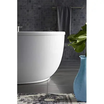 Kohler Starstruck 65-1/2" x 35-1/2" oval freestanding bath with Bask® heated surface KOHLER
