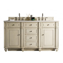 Load image into Gallery viewer, Bristol 60&quot; Double Vanity, Vintage Vanilla, w/ 3 CM White Zeus Quartz Top James Martin Vanities