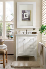 Load image into Gallery viewer, Palisades 30&quot; Single Vanity, Bright White, w/ 3 CM White Zeus Quartz Top James Martin Vanities