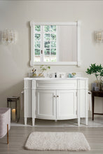 Load image into Gallery viewer, Brittany 46&quot; Single Vanity, Bright White w/ 3 CM White Zeus Quartz Top James Martin Vanities