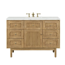 Load image into Gallery viewer, Laurent 48&quot; Single Vanity, Light Natural Oak w/ 3CM Ethereal Noctis Top James Martin Vanities