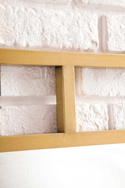 Bathroom Vanities Outlet Atlanta Renovate for LessBoston 30" Rectangular Mirror, Radiant Gold