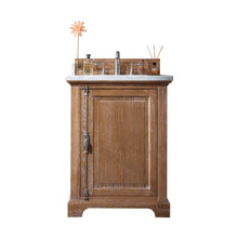 Load image into Gallery viewer, Providence 26&quot; Driftwood Single Vanity w/ 3 CM Carrara Marble Top James Martin Vanities