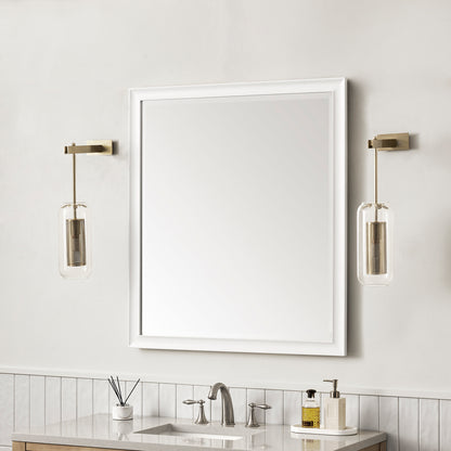 Glenbrooke 36" Mirror, Bright White James Martin Vanities
