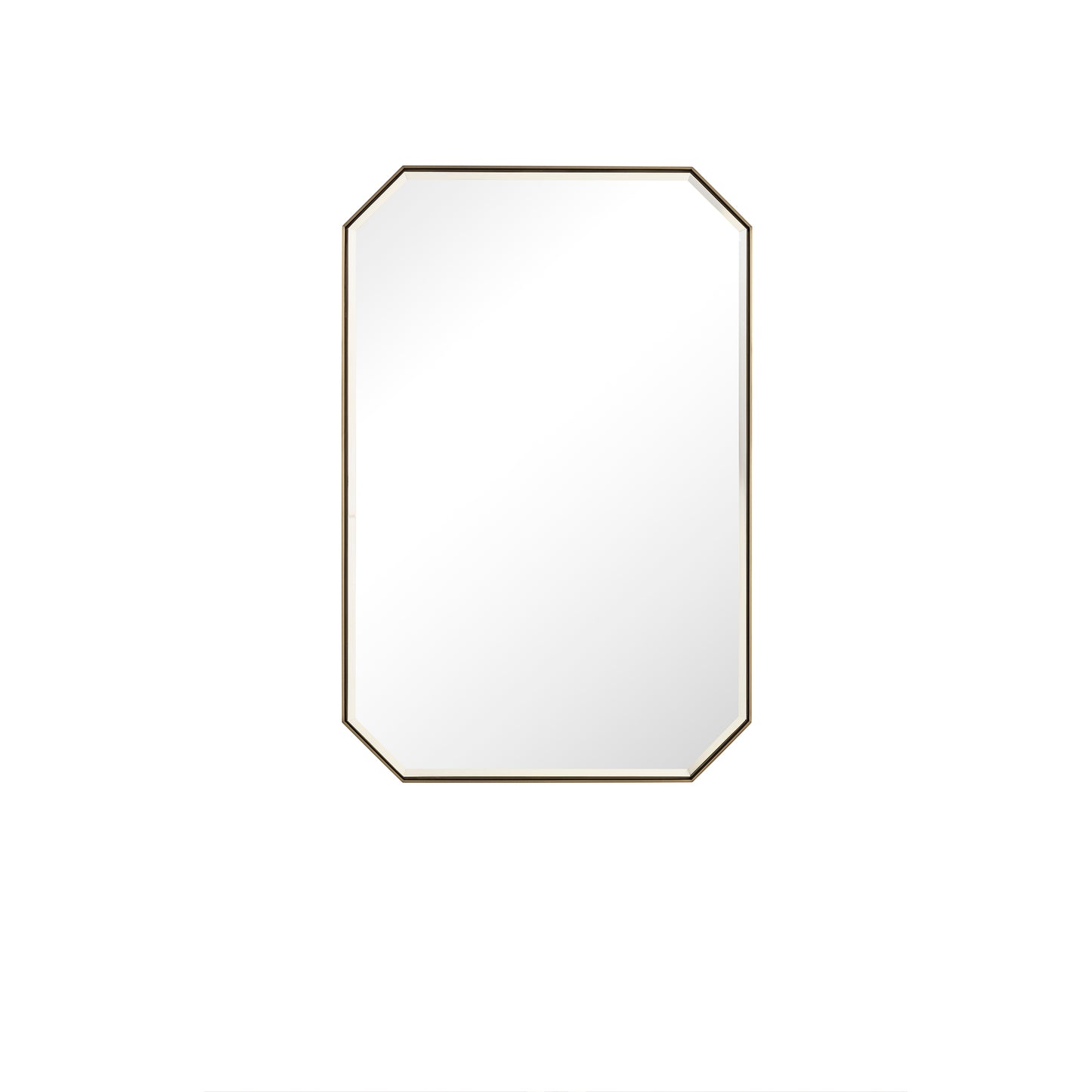 Rohe 24" Mirror, Champagne Brass James Martin Vanities