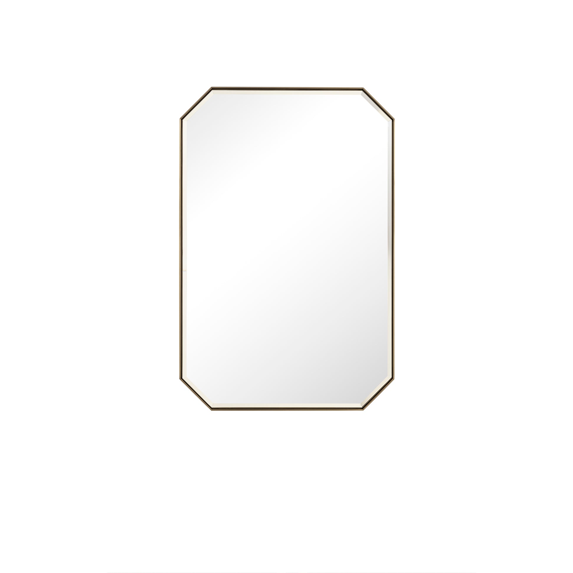 Rohe 24" Mirror, Champagne Brass James Martin Vanities